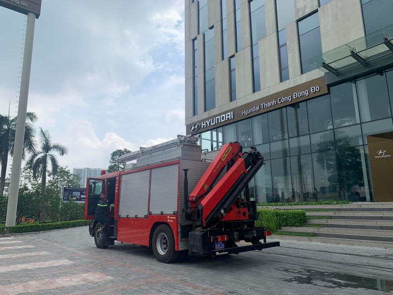 Hyundai Đông Đô diễn tập phòng cháy